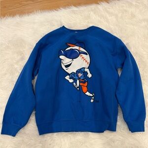 Gildan Blue Men's St. Louis Crew Neck with Mr. Met